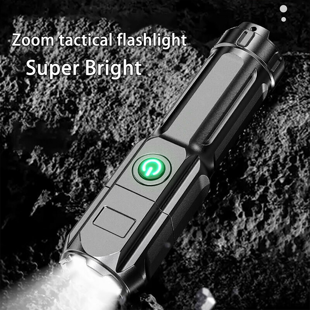 2 Pack Super-Bright 990000LM LED Tactical Flashlight Zoom Torch