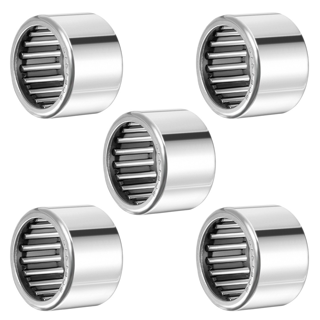 5 Pcs 7/8"x1-1/8"x3/4" SCE1412 Needle Roller Bearings For Equipment Open End