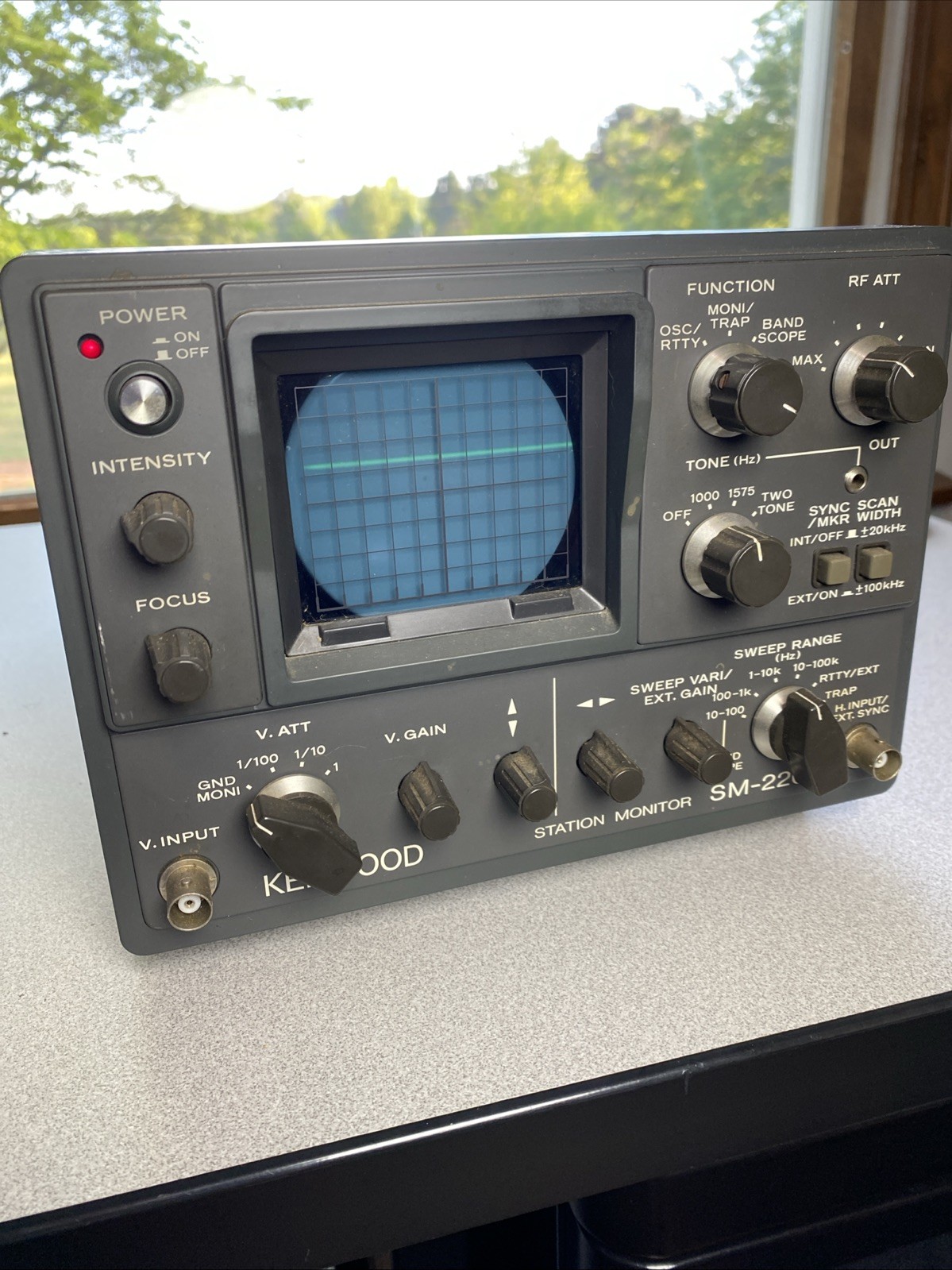 Kenwood SM 220 Ham Radio Station Monitor Scope for TS-530 TS-830 transceiver vtg