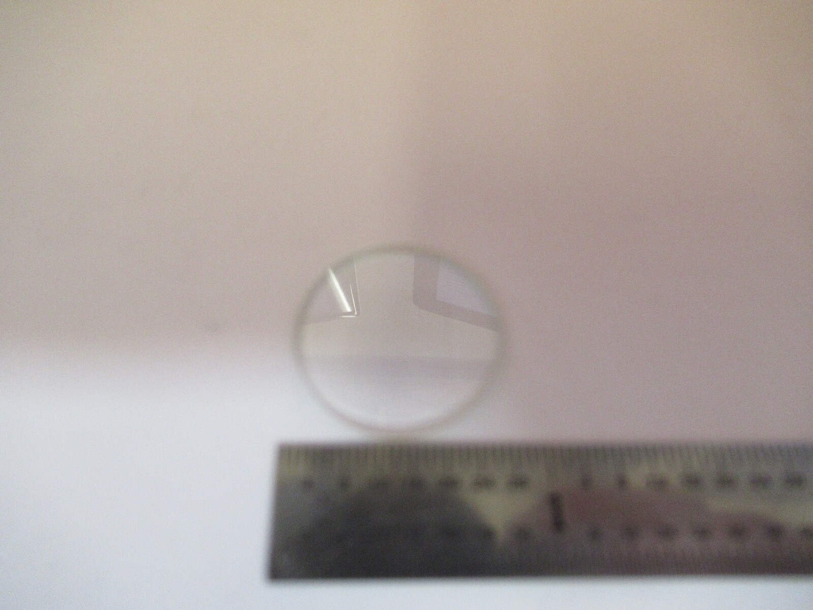 OPTICAL RETICLE SQUARE GRID INSERT OPTICS MICROSCOPE PART AS PICTURED &A5-A-38