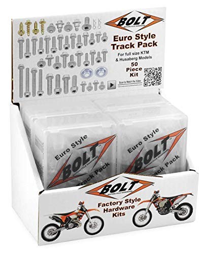 Bolt Mc Hardware 2004-6EU Euro Style Track 6 Pack