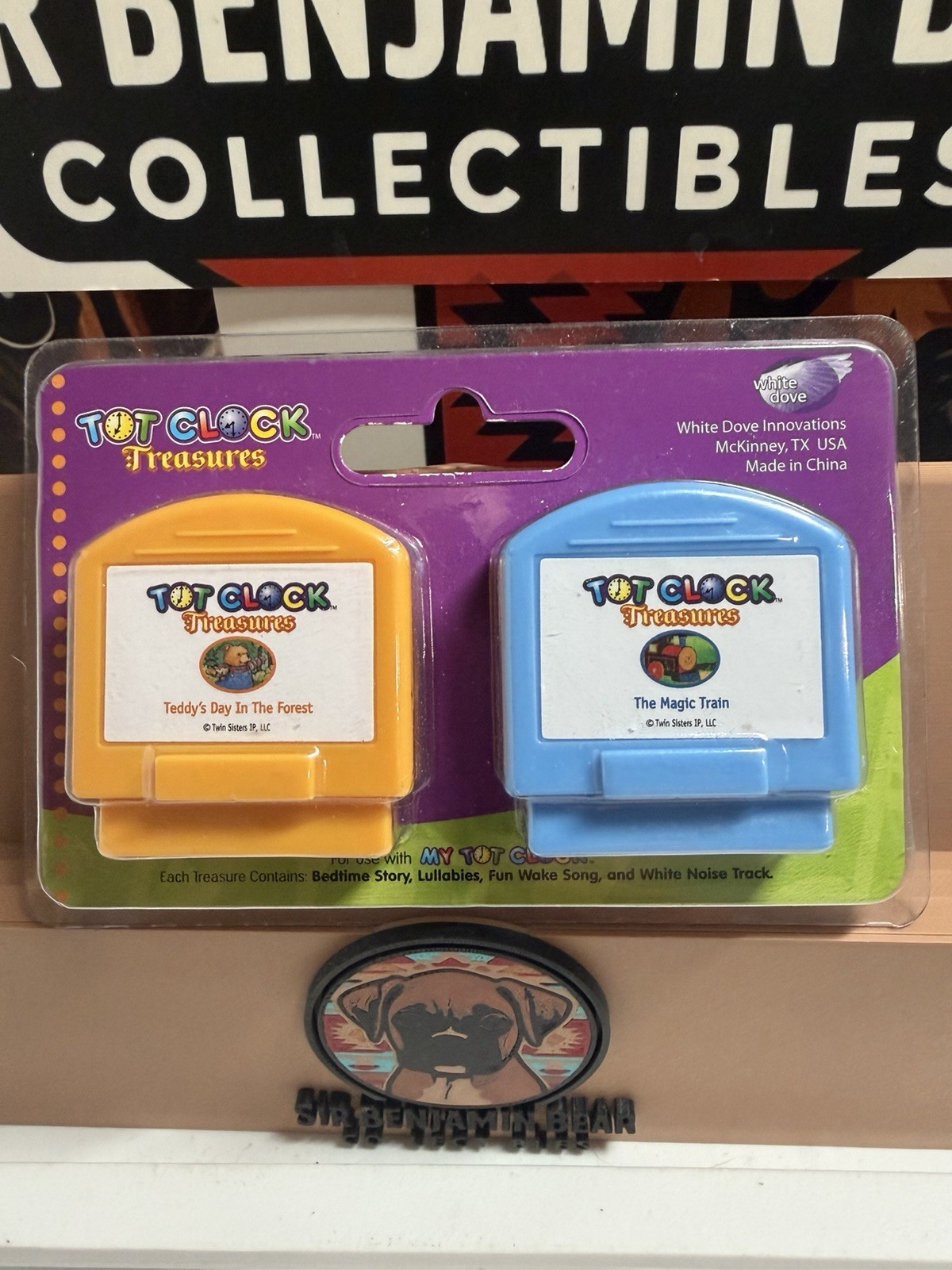 RARE Set of 2 Tot Clock Treasure Story Cartridges Brand New The Magic Train