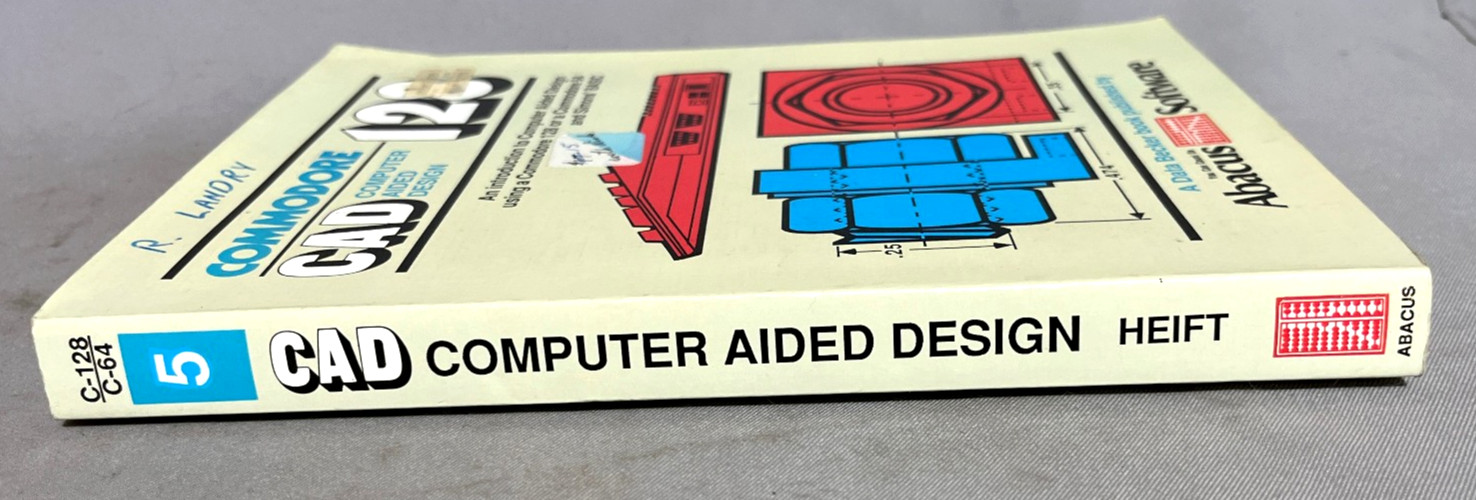 Commodore 128 CAD Computer Aided Design W. Heift ABACUS with Disk 1985