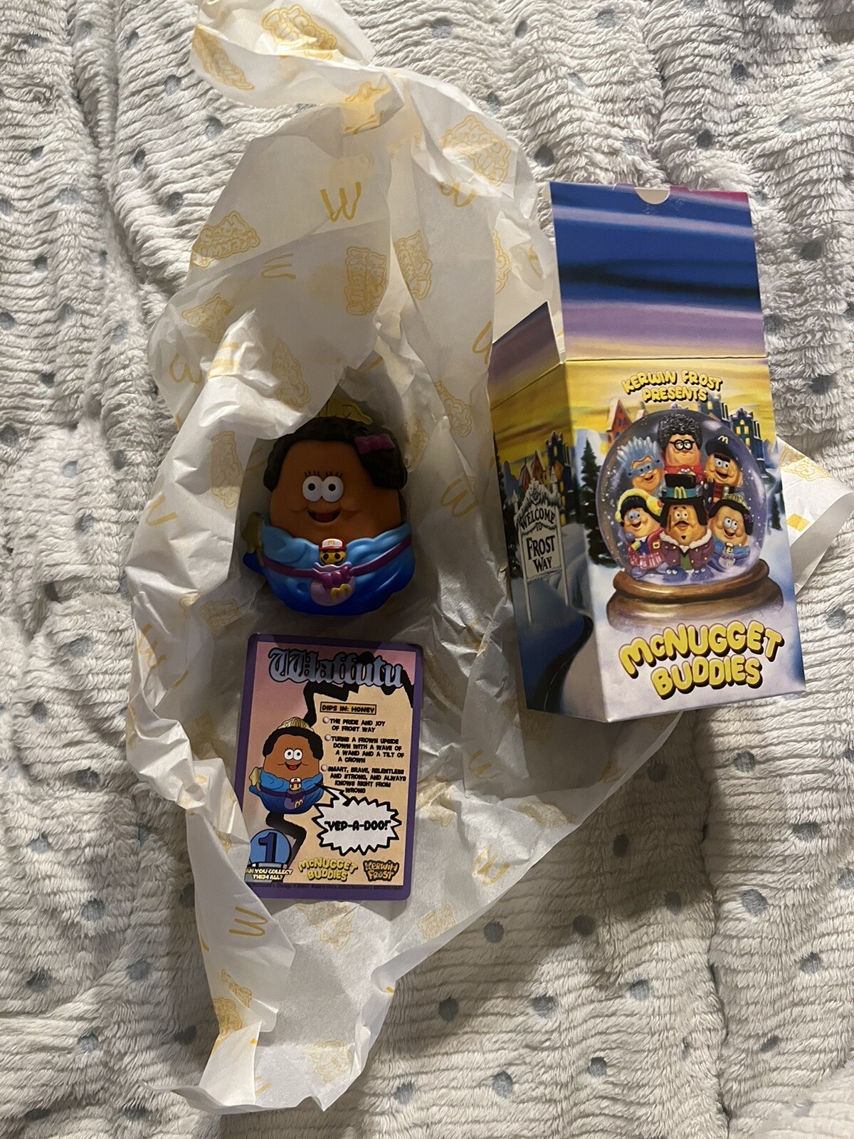 Kerwin Frost McDonald's Adult Happy Meal Toy Chicken McNugget Buddies WAFFUTU