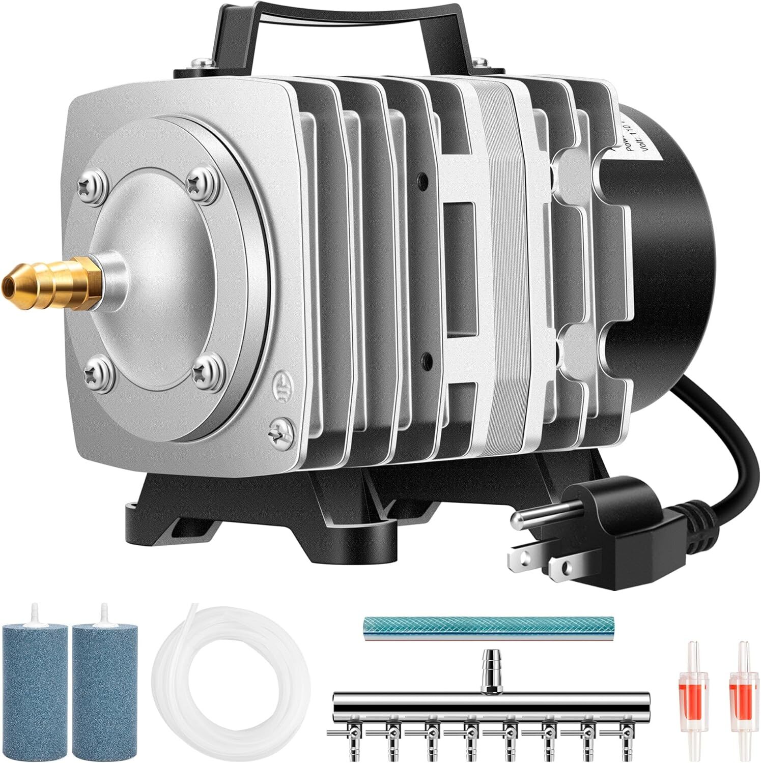 VIVOSUN 40W 1110GPH Commercial Aquarium Air Pump Kit for Hydroponic System