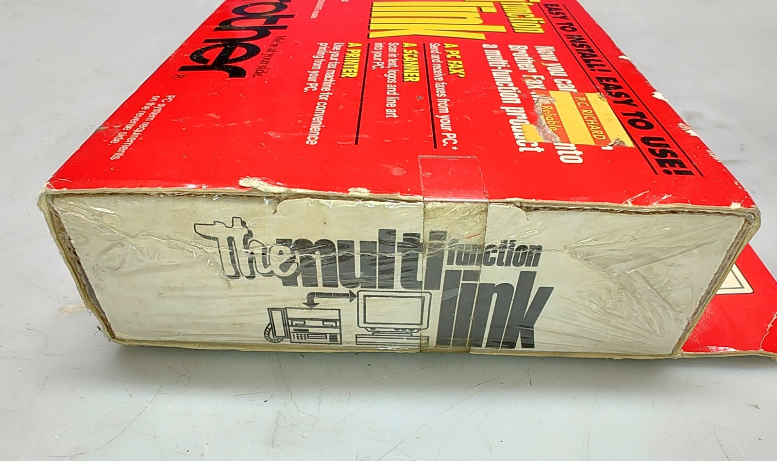 Vintage NOS Brother Missing Link Model PCI-1 Modem Fax Scanner Printer Software