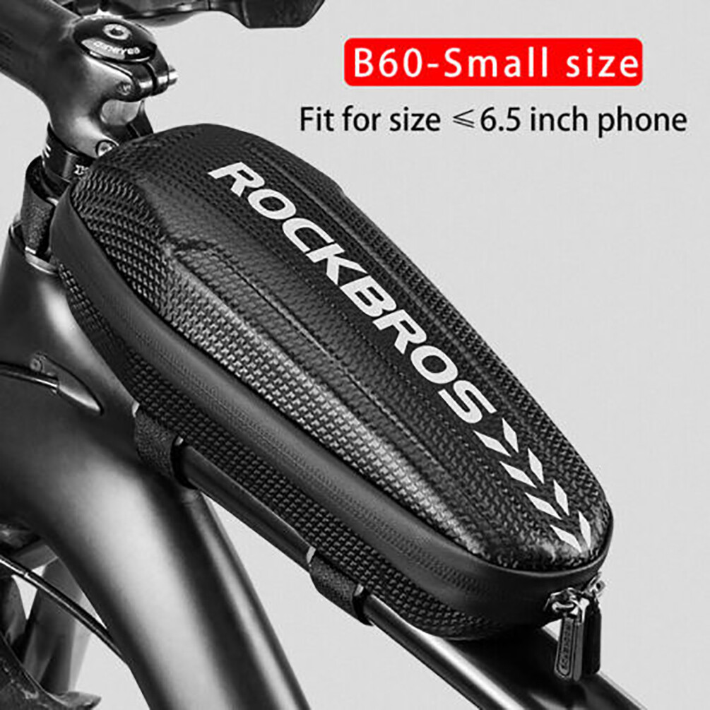 ROCKBROS Universal Scooter Bag,EVA Hard Shell Handlebar Front Bag Waterproof
