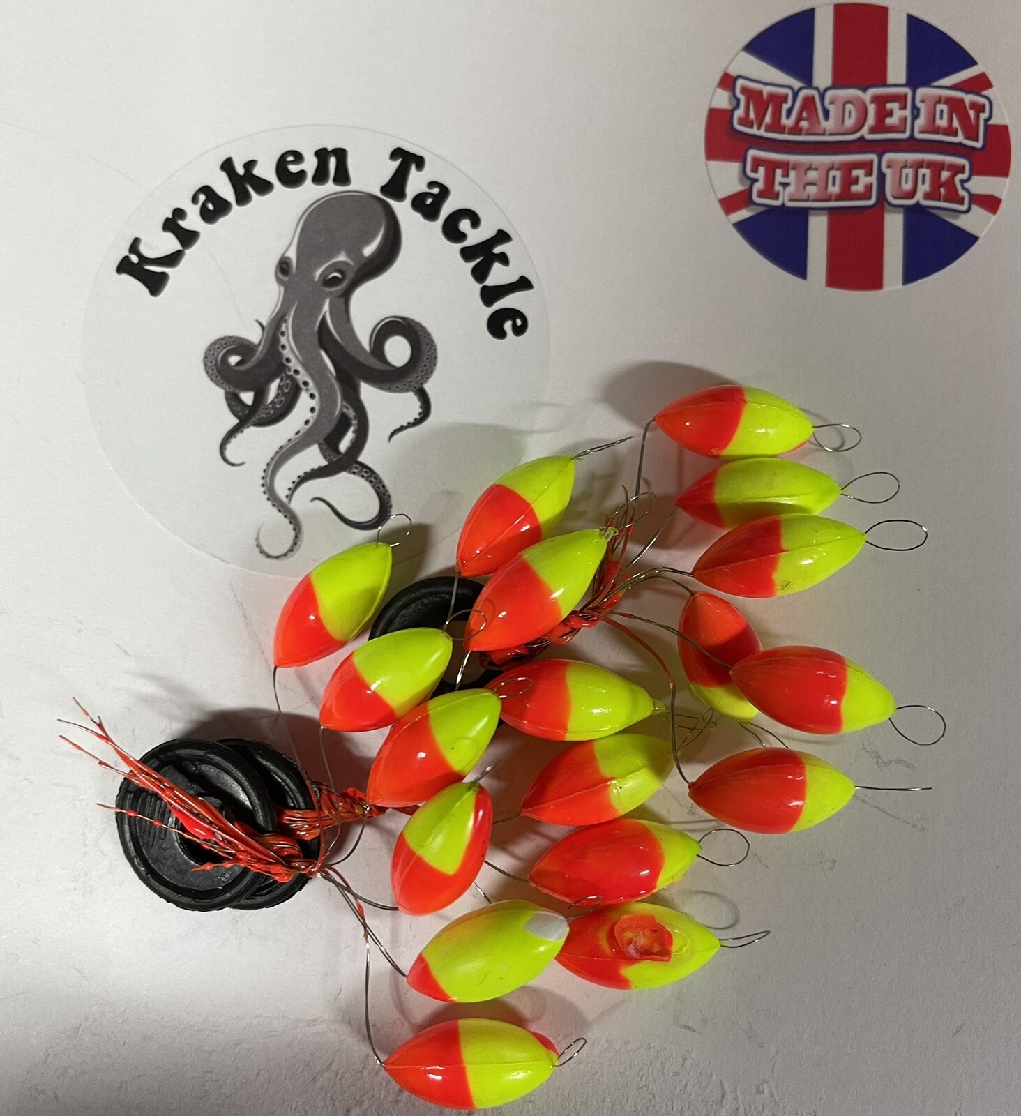 18 X HIGH VIS FLOATING BEADS TACKLE RIGS SEA FLOATING BEADS