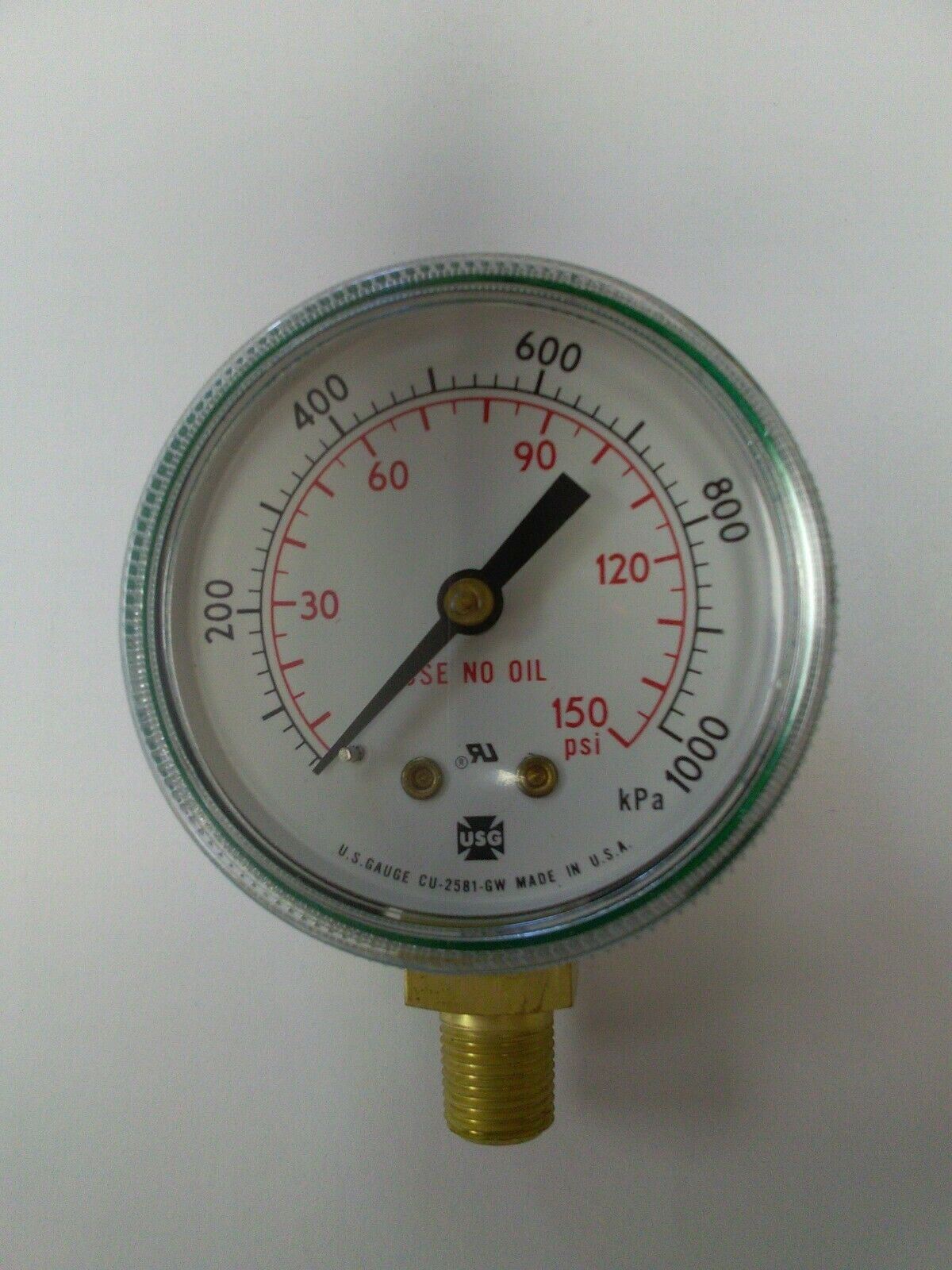 Miller Smith 4840 0-150PSI Gauge