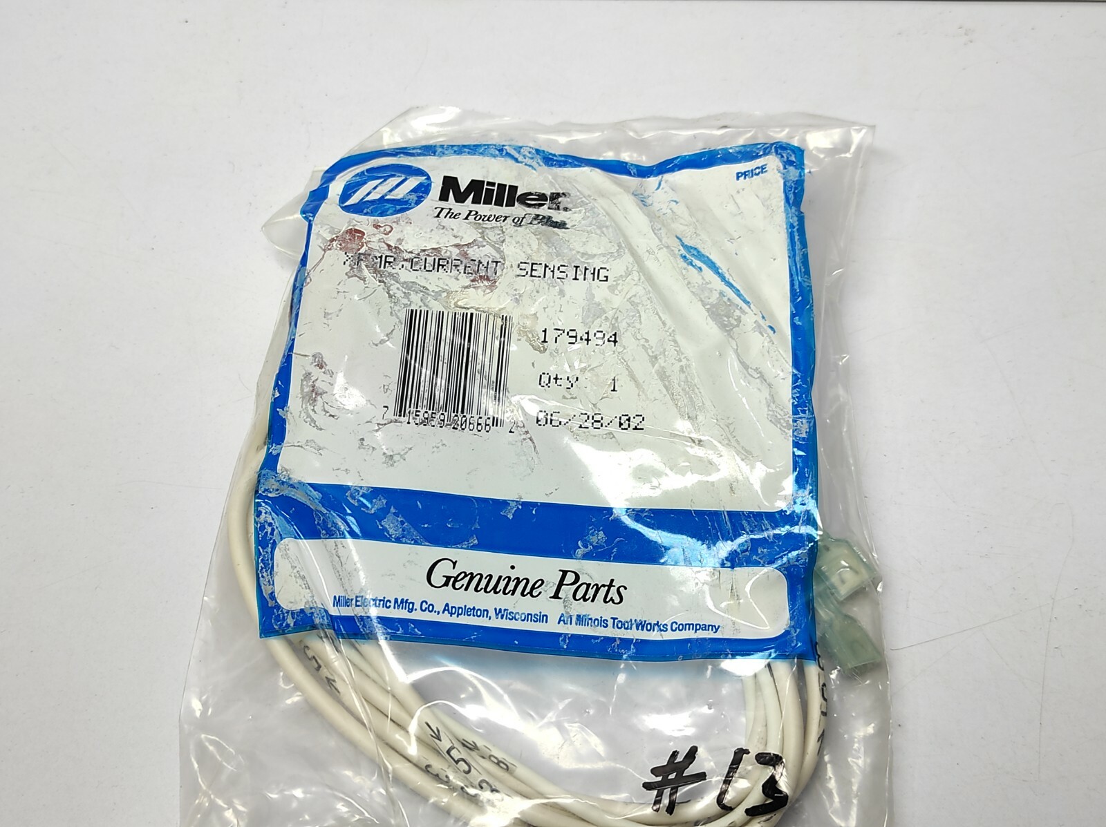 Miller 179494 Current Sensing Transformer CTI XFMR Current Sensing