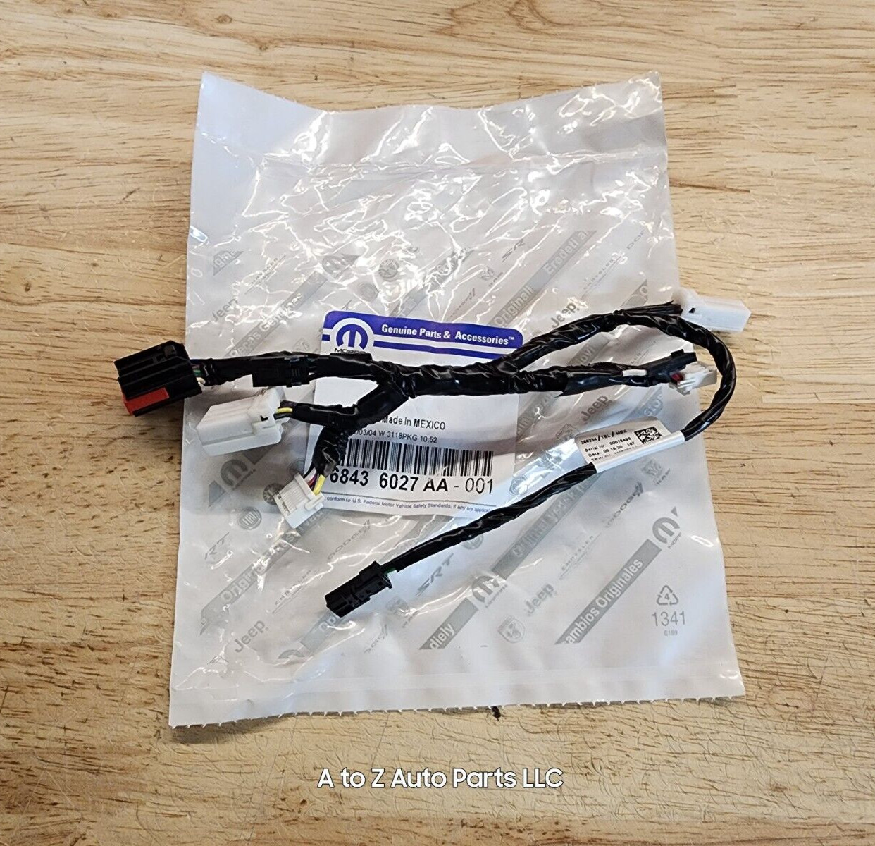 NEW 2015-2023 Dodge Challenger, Dodge Charger SRT St. Wheel Wiring Pigtail, OEM