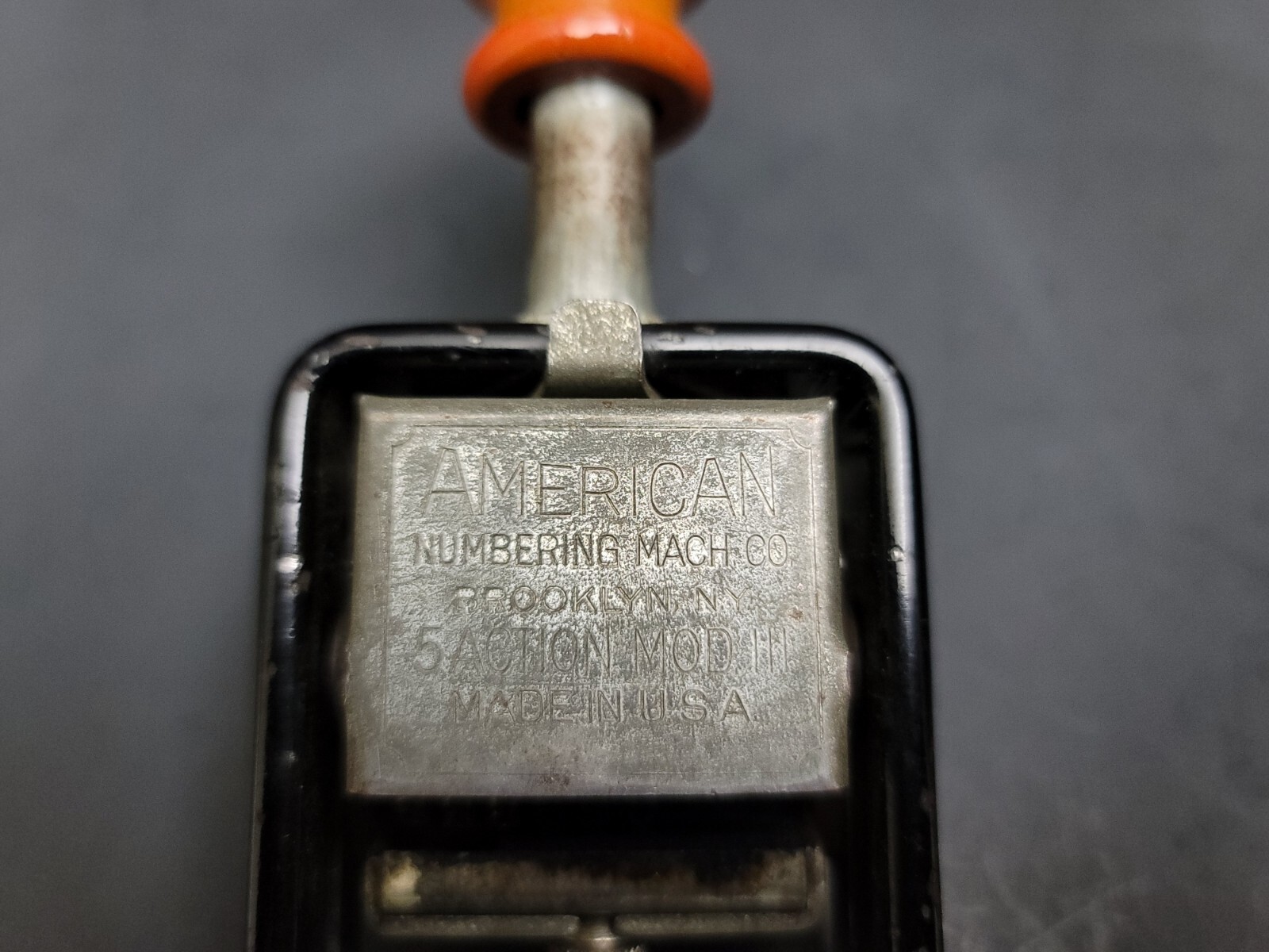 Antique Numbering Machine (American) 5 action Mod III