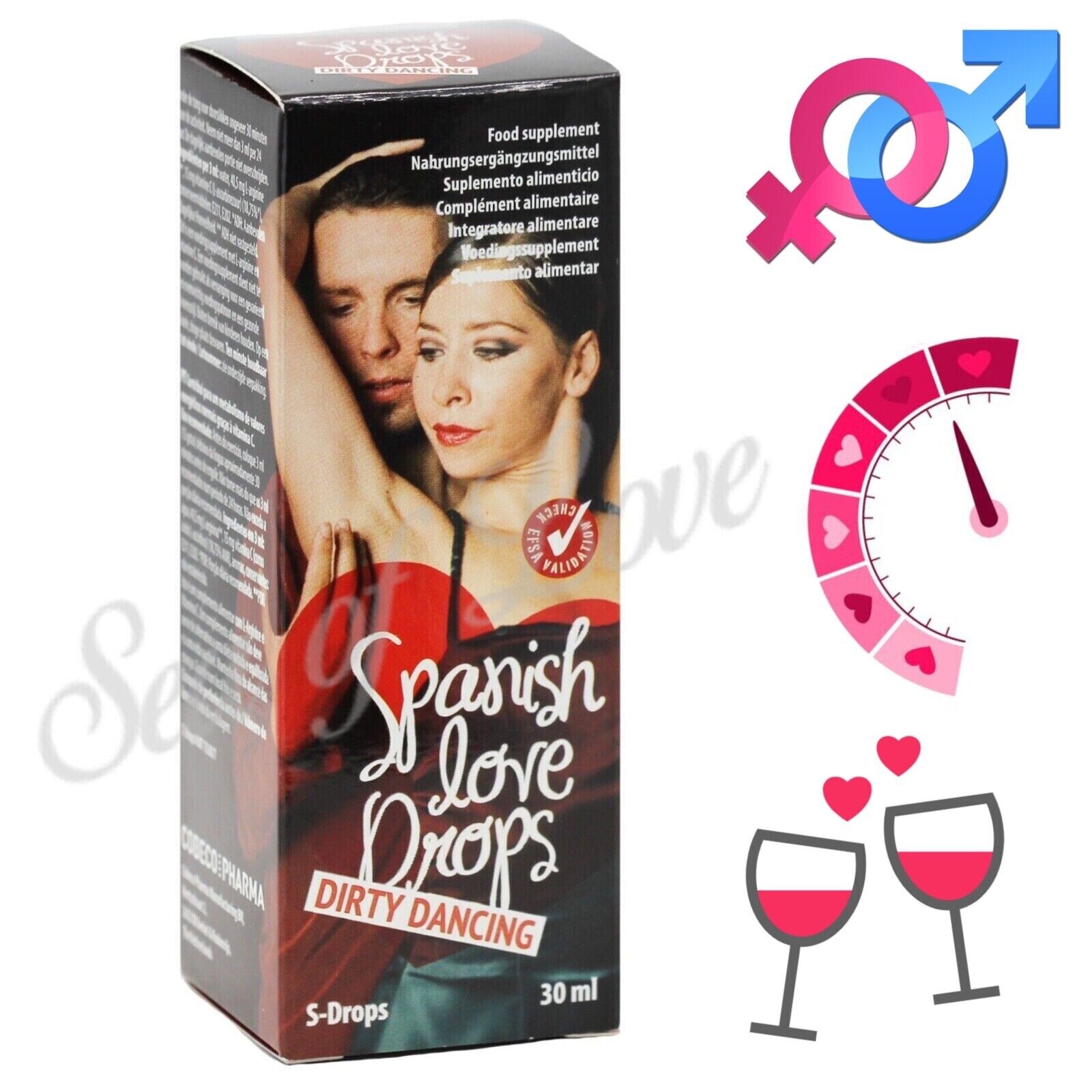 Spanish Love Drops Dirty Dancing 30ml for Women Female Sex Drops Drink Libido XL