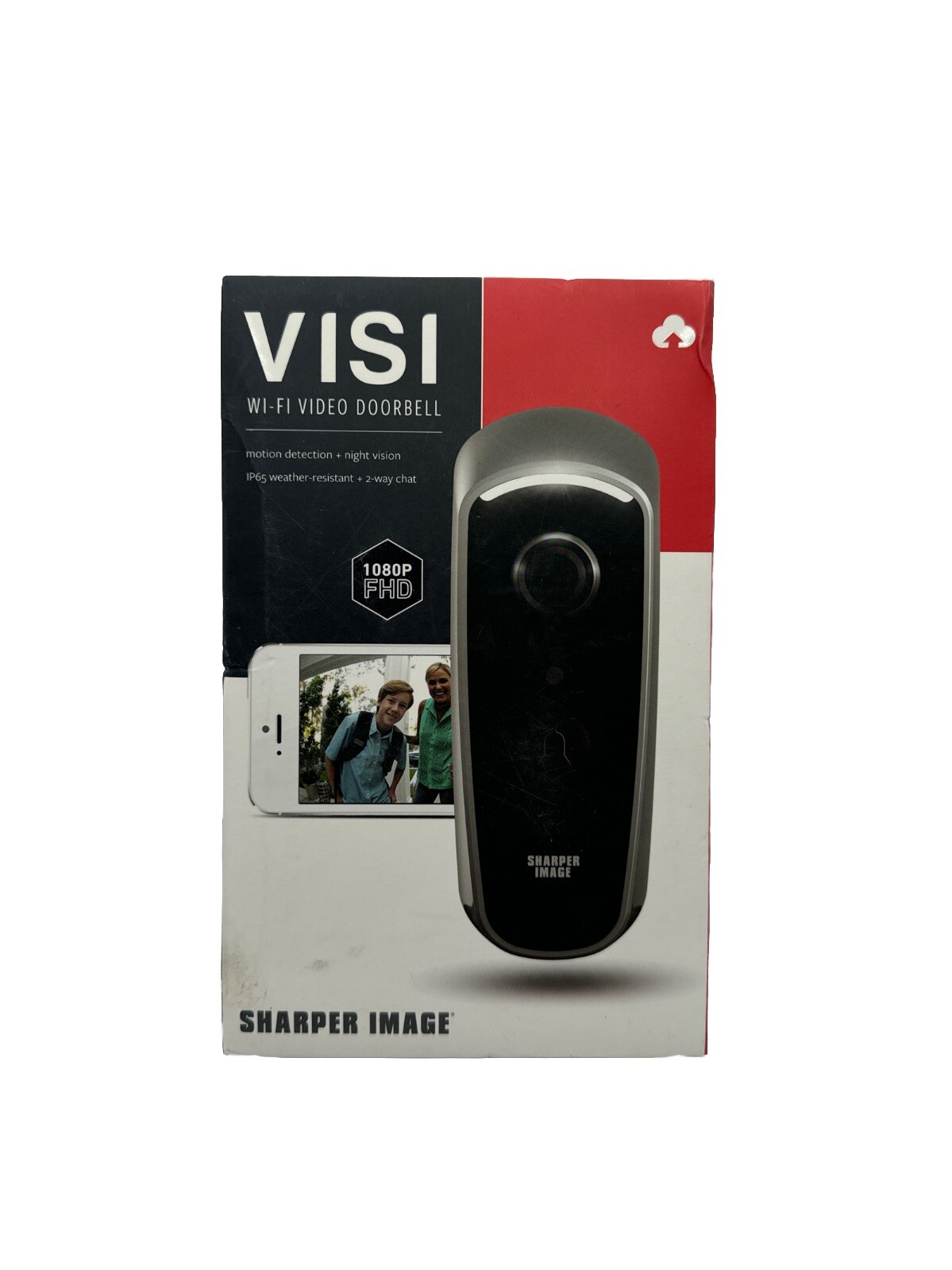Sharper Image Visi Wi-Fi Video Doorbell With Night Vision Plus - New in the Box!