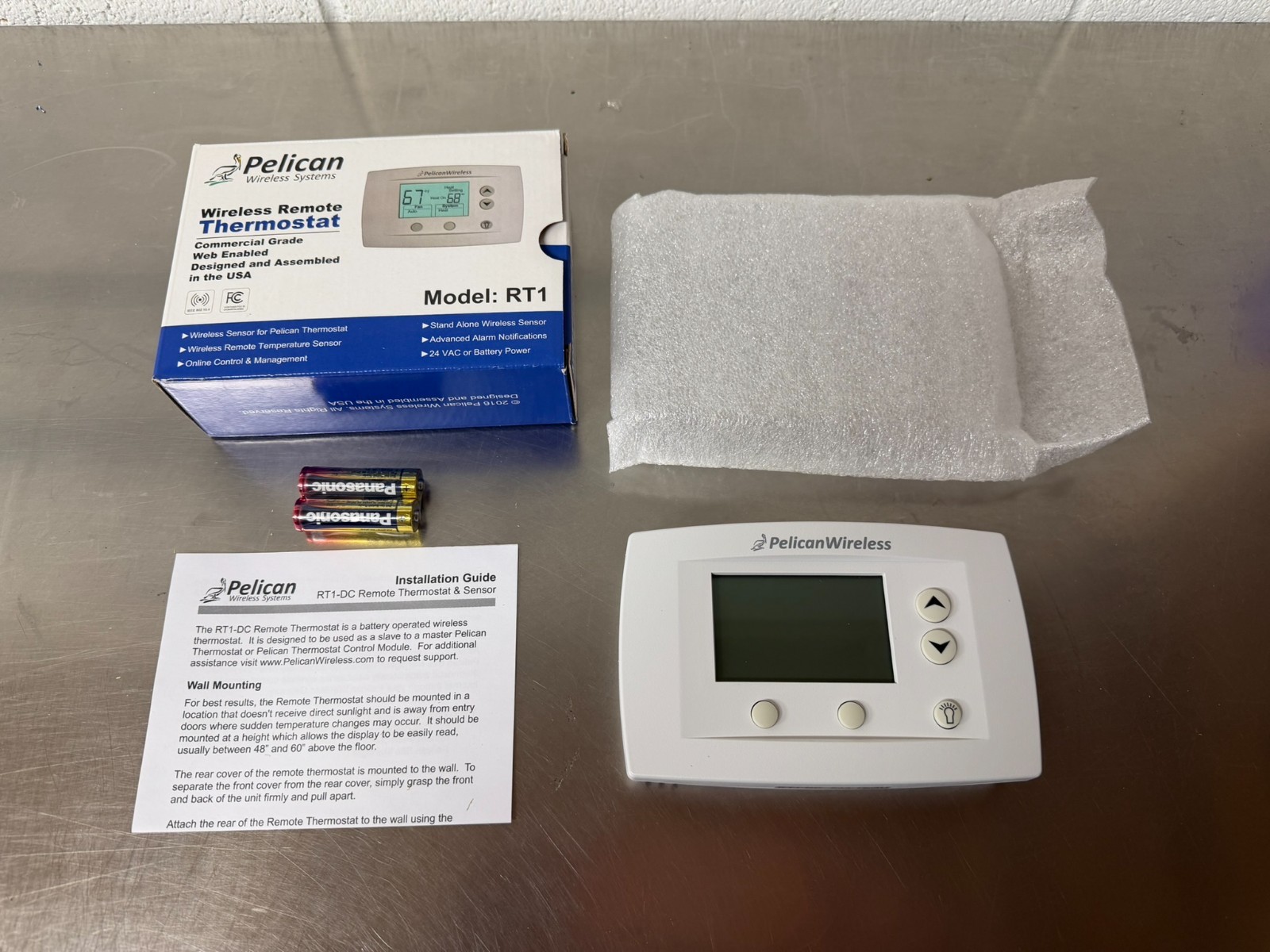 Pelican RT1-DC Remote Wireless Sensor Battery Power