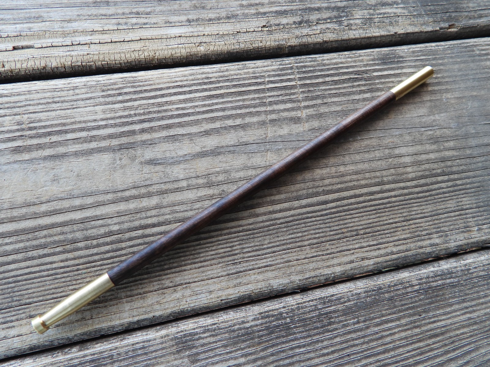 Pedersoli Kentucky Pistol Ramrod Solid Hickory With Brass Threaded Ends (Late)