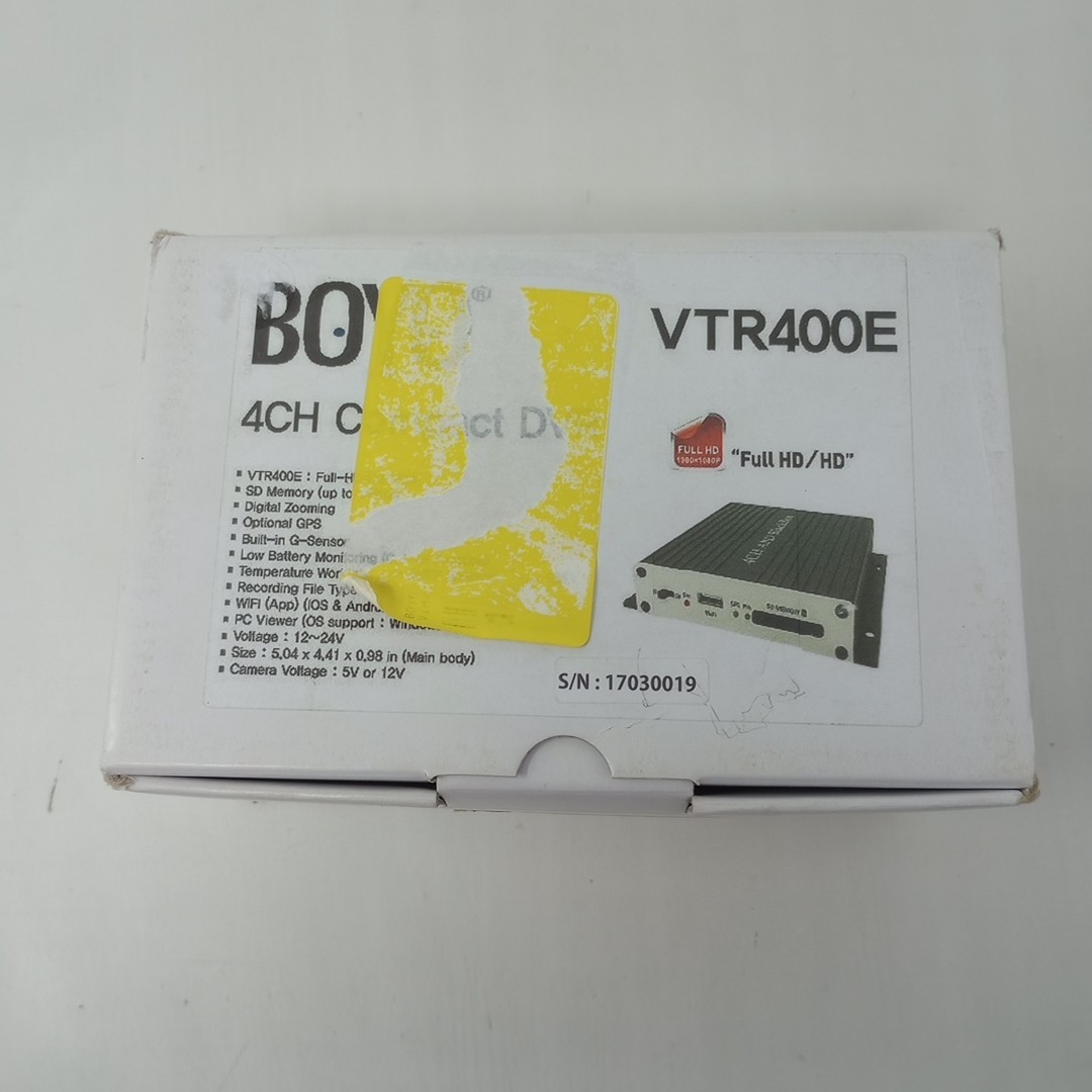 BOYO VTR400E 4CH Compact DVR Black Box NOS (Open Box)