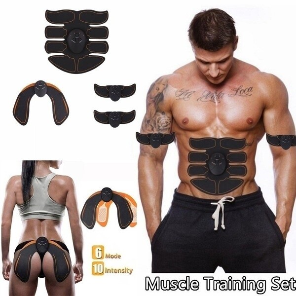 Ultimate EMS ABS & Arms Muscle Stimulator ABS Training Home Abdominal Trainer Set