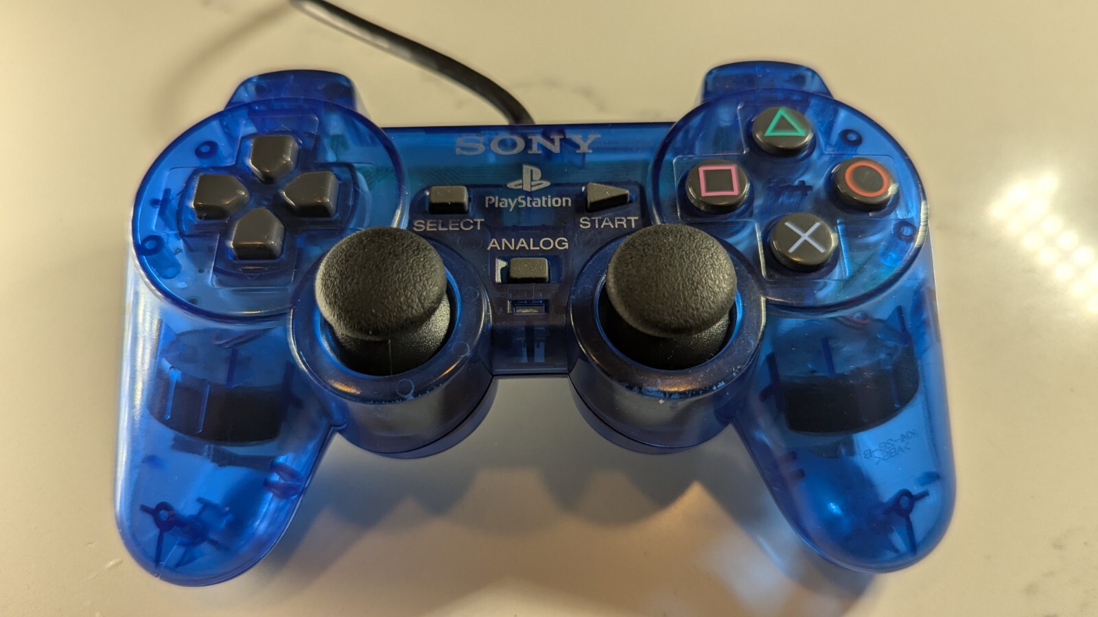 Lovingly Restored, Super-Clean Sony PlayStation2 PS2 Dualshock2 Wired Controller