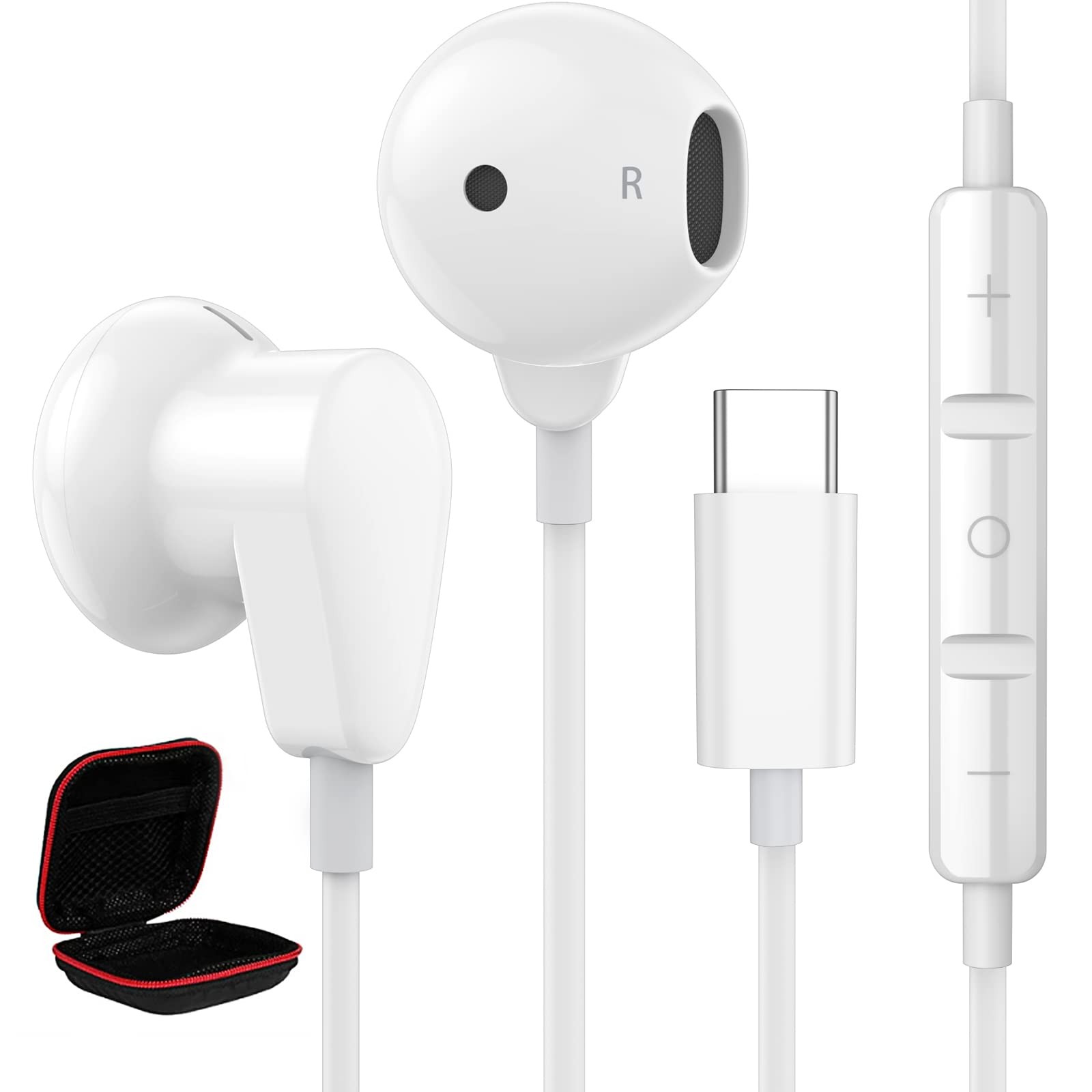 USB Headphones for Samsung Galaxy S26 Ultra S25 S24 FE S23 S22 S21