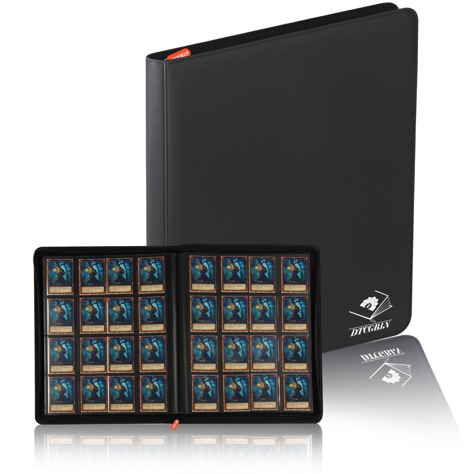 Premium Trading Card Binder for PKM TCG MTG Cards,Holds 1000+ Cards,16 -Pocke...