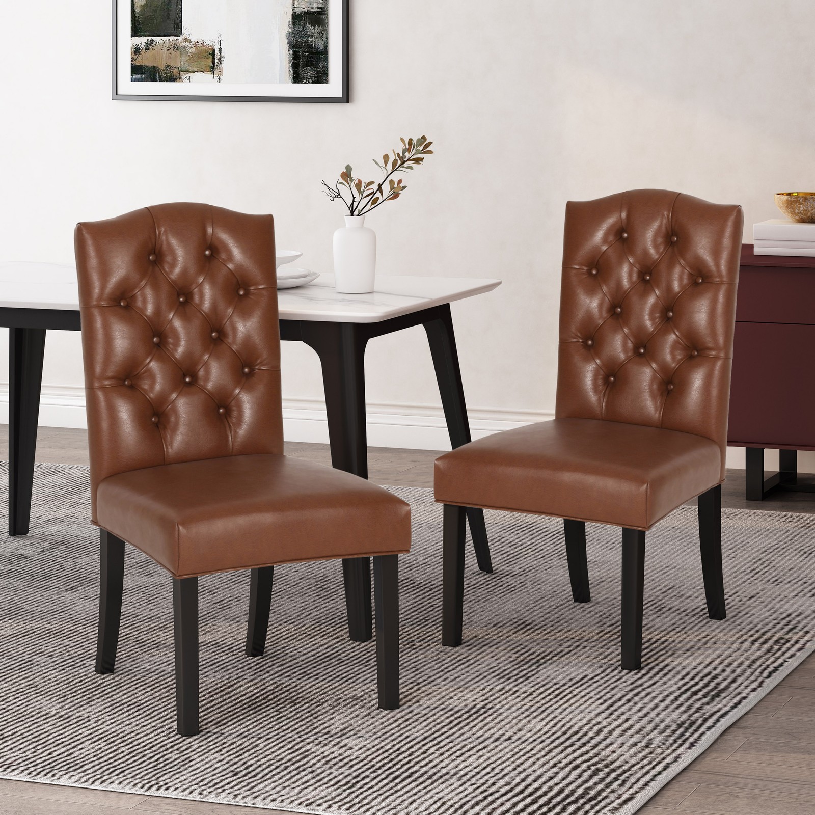 Elegant Dining Chairs for Hosting - Plush, Contemporary, Durable, Perfect