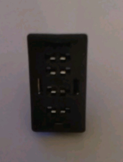 RELAY SOCKET 8 PIN BLADE STYLE CHASIS MOUNT, IDEC-SY2S-51