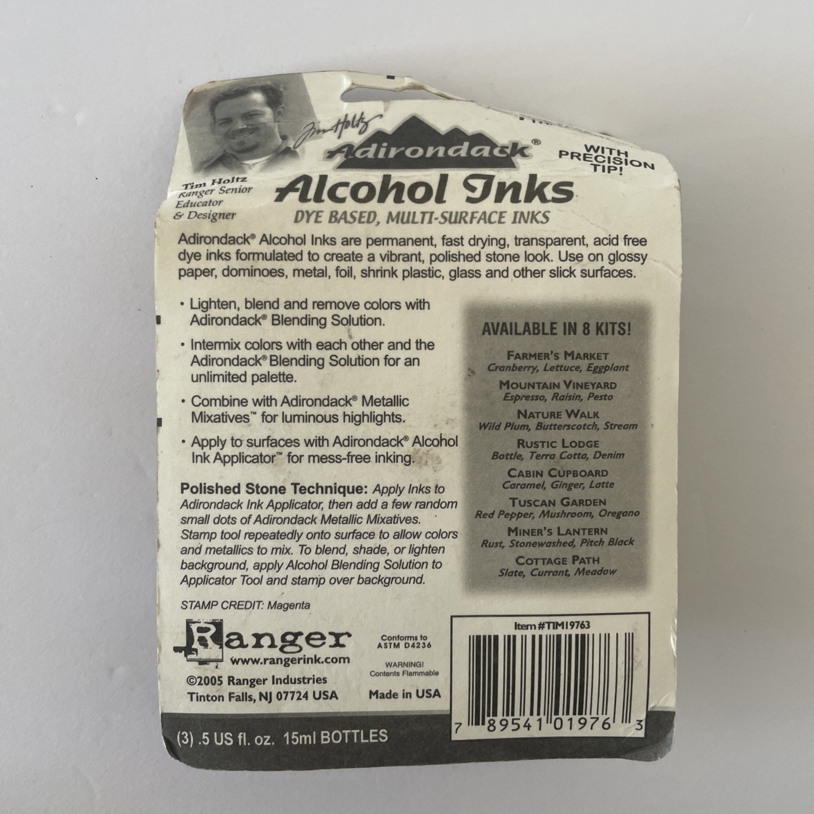 Ranger Adirondack Alcohol Ink .5oz, 3 Pack