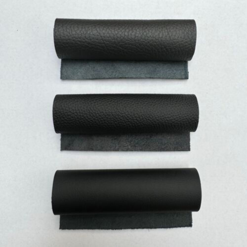 Nappa Leather Pattern Anthracite/Black | 3-Piece Nappa Vienna Bow | Cowhide