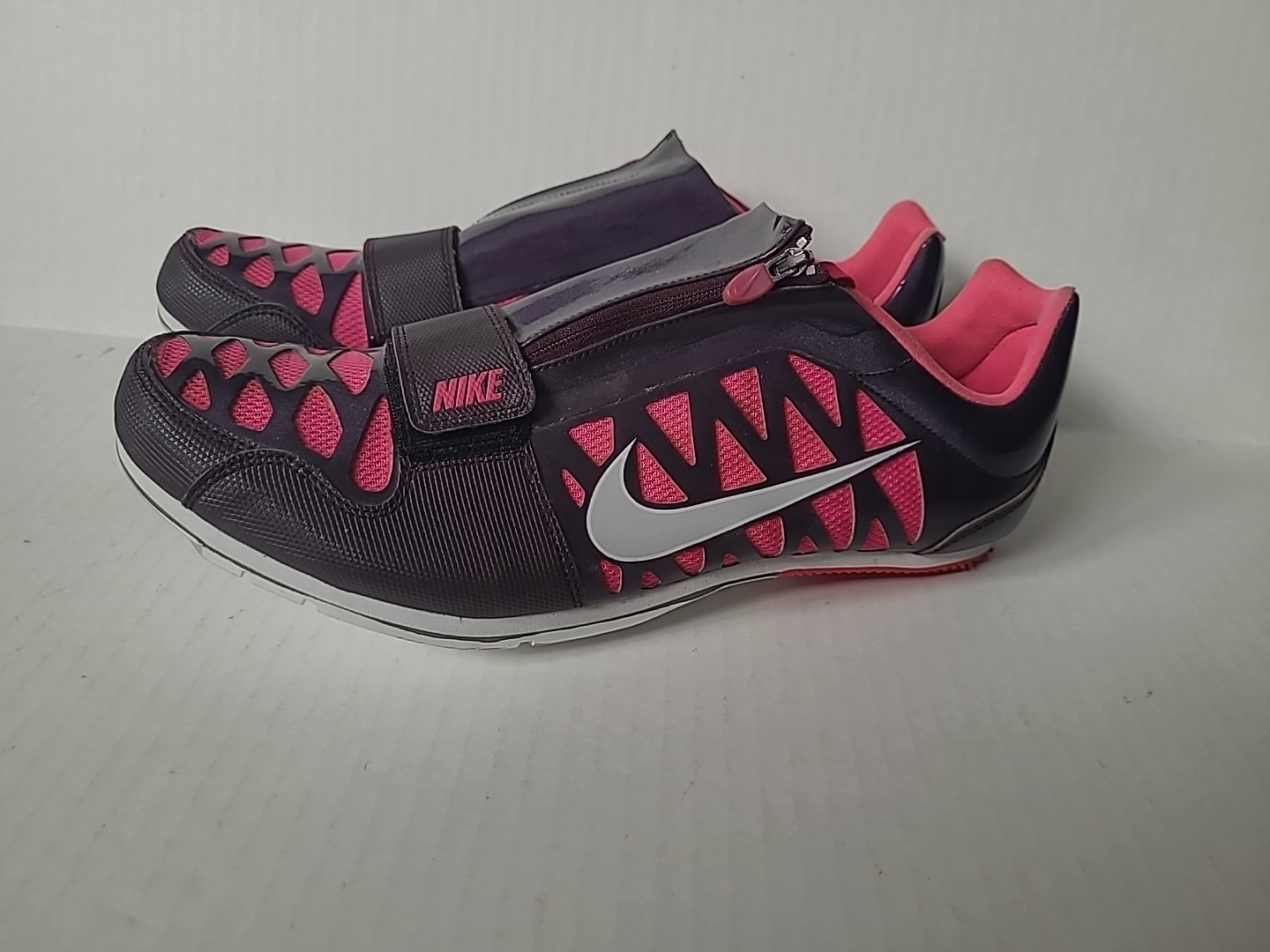 NEW Nike Zoom LJ 4 Long Jump Men 11 Women 12.5 Track Field Shoes Pink Purple