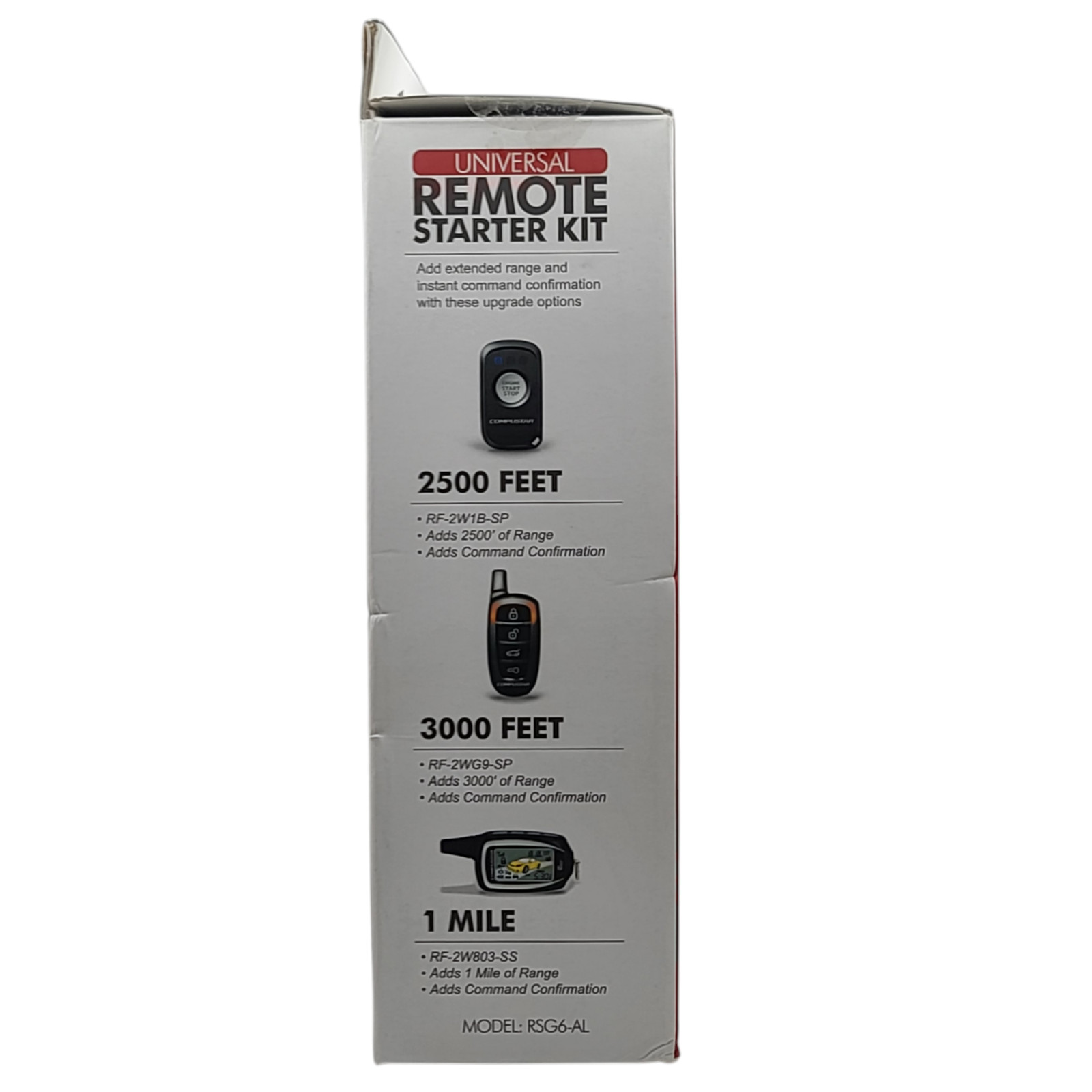 CompuStar Remote Start Kit - RSG6-AL - Universal *New* Open Box