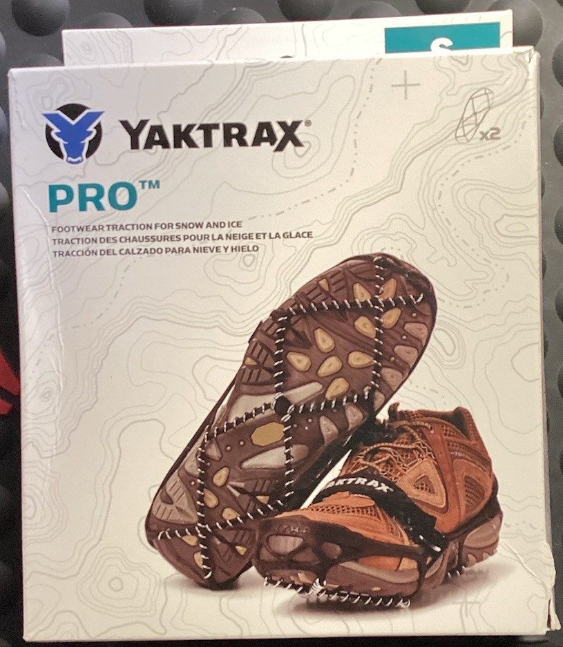 Yaktrax Pro Black Size Small US Men's 5-8.5/ Women's 6.5-10 NIB