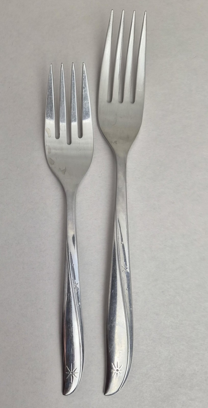 Oneida community stainless Twin Star, Atomic