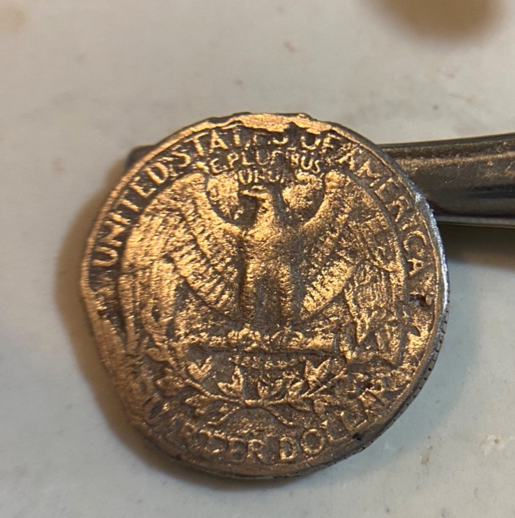 1981 D Quarter Multiple Error Coin
