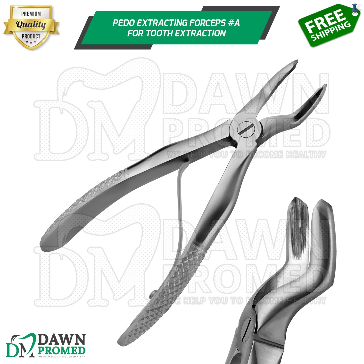 Pedo Extracting Forceps #A Upper Molar Pedodontic Dental Instrument German Grade