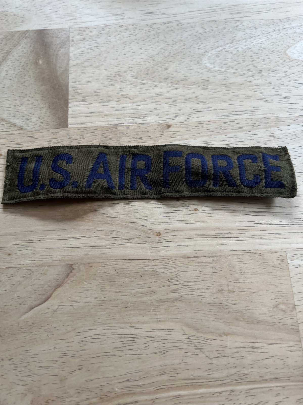 Patch US Air Force USAF Green Name Tape Strip