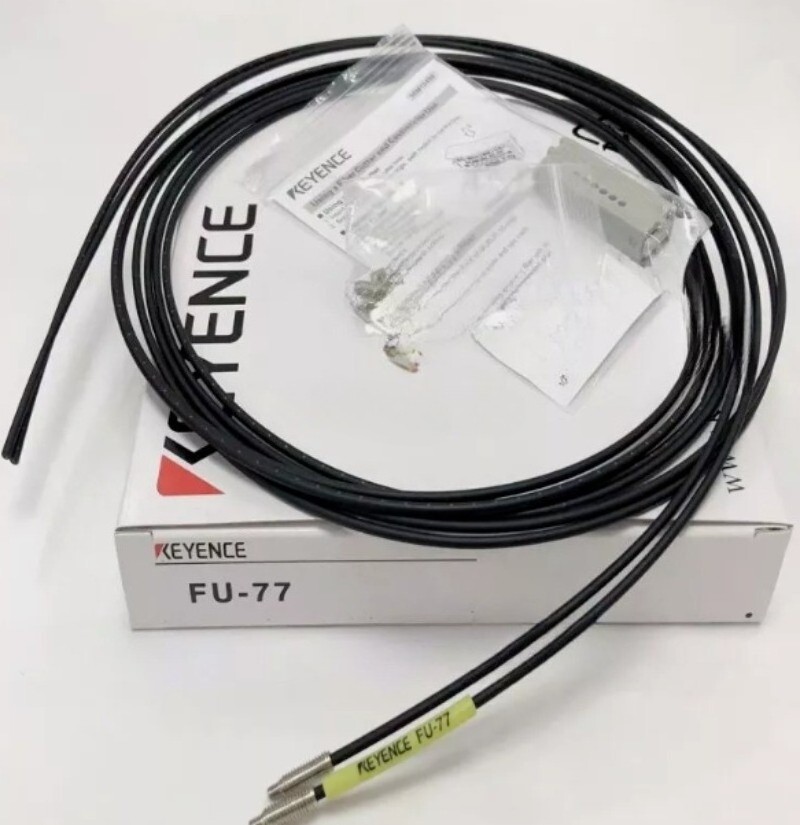 FU-77 1PCS NEW Keyence FU-77 Fiber Optic Sensor Keyence FU-77 Fiber Optic Sensor