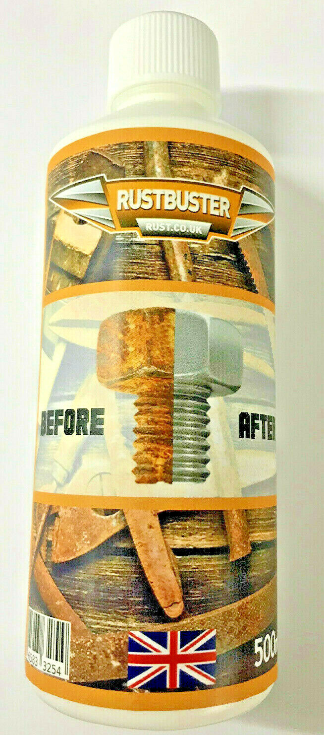 Rust Remover - Solution Removes Rust Easily - 500ml - FREE NEXT DAY POSTAGE