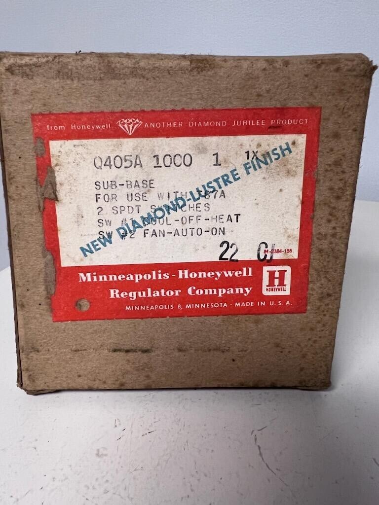 NIOB Discontinued Honeywell Q405A10001 Sub Base