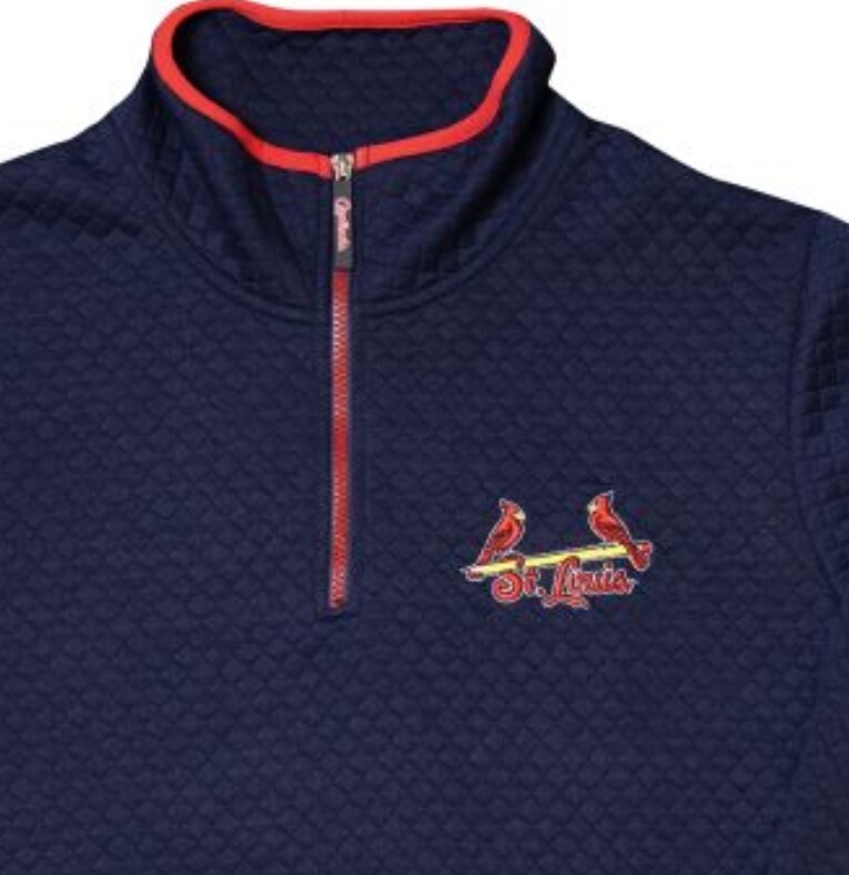 St Louis Cardinals Teachers Theme Quarter Zip Pullover - 6/25/24 SGA NIB Pick SZ