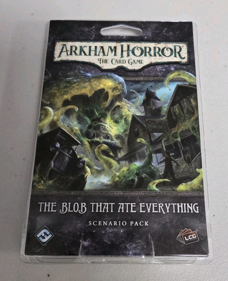 Arkham Horror Card Game LCG- The Blob That Ate Everything Scenario Pack, NEW OOP