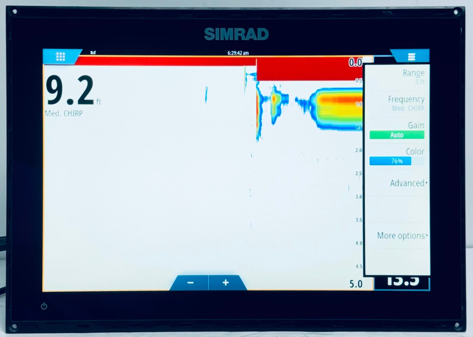SIMRAD GO12 XSE SONAR RADAR MULTIFUNCTION HEAD UNIT FISHFINDER CHARTPLOTTER