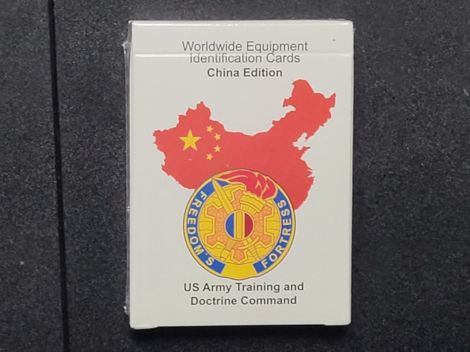 CHINA Playing Identification Cards Military Equipment GTA 20-17-001