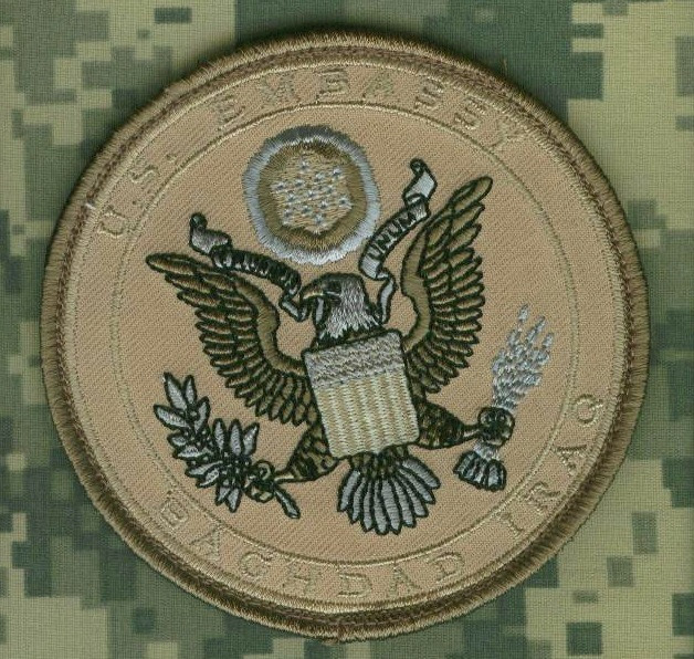 GWOT OPERATION IRAQI FREEDOM EMBASSY BAGHDAD DIPLOMATIC PROTECTION vêlkrö PATCH