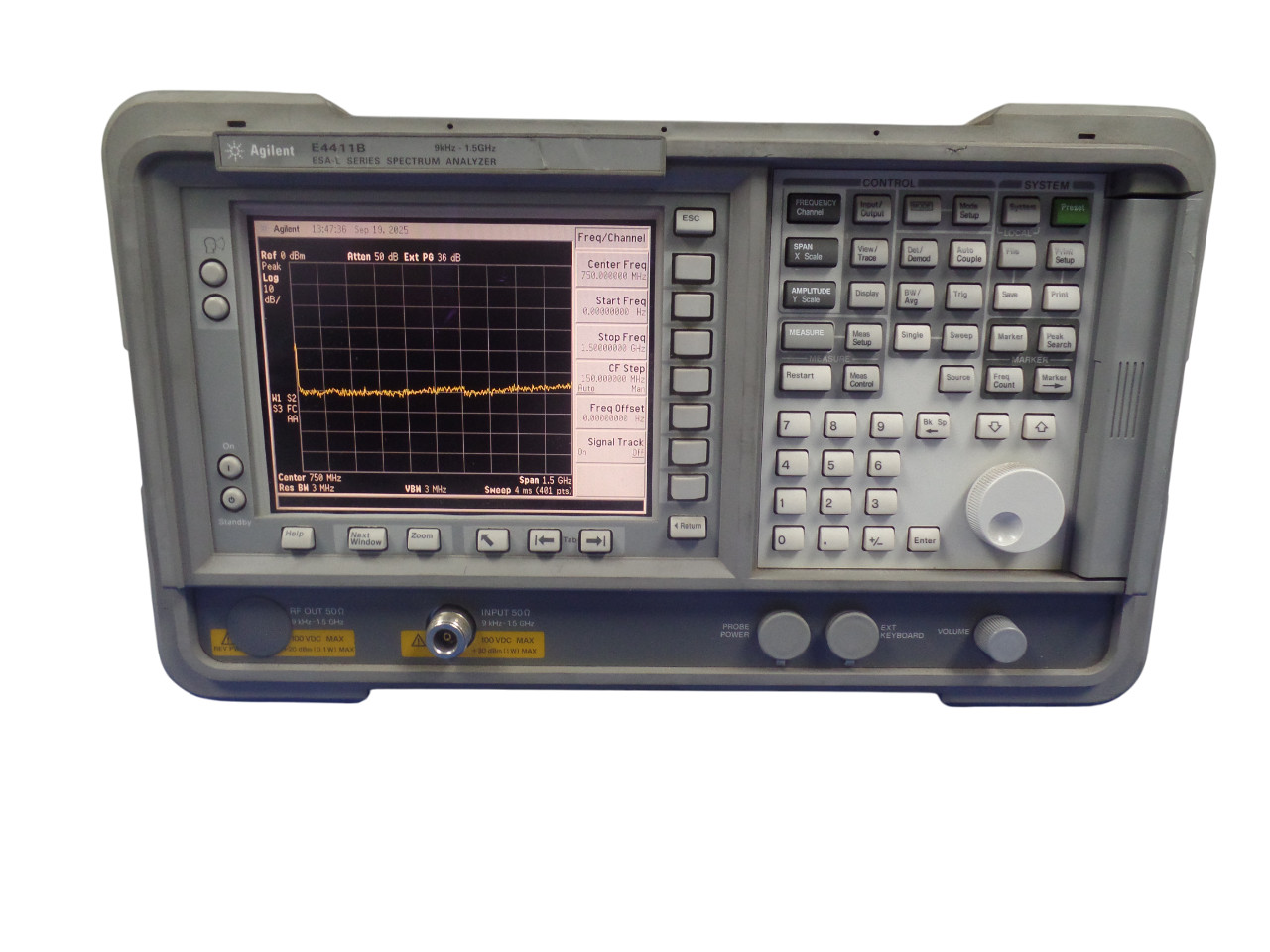 Agilent E4411B ESA-E Spectrum Analyzer 9 kHz - 1.5 GHz - Free Shipping