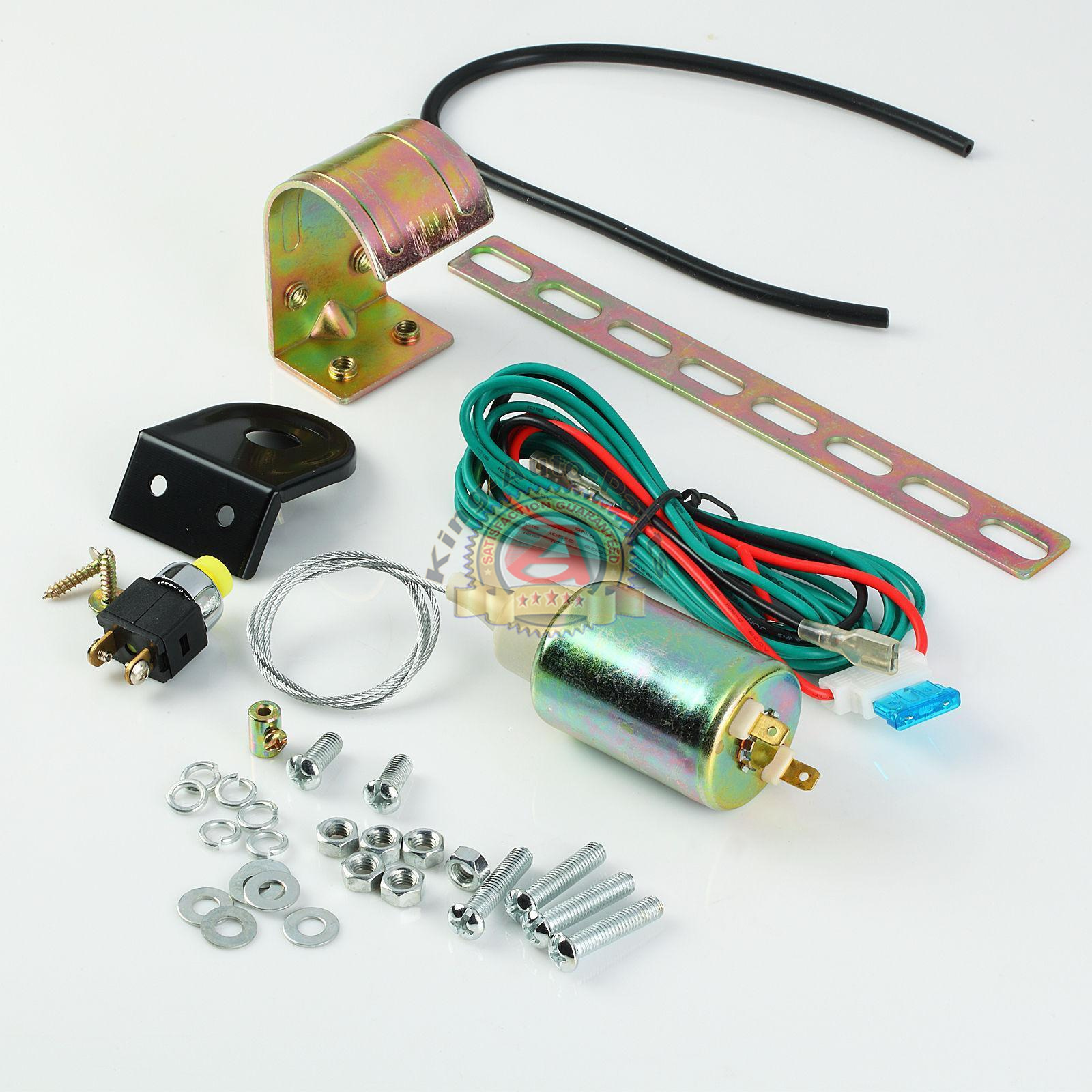 Universal Electronic Power Trunk Release Solenoid Pop Truck Electric Open Kit