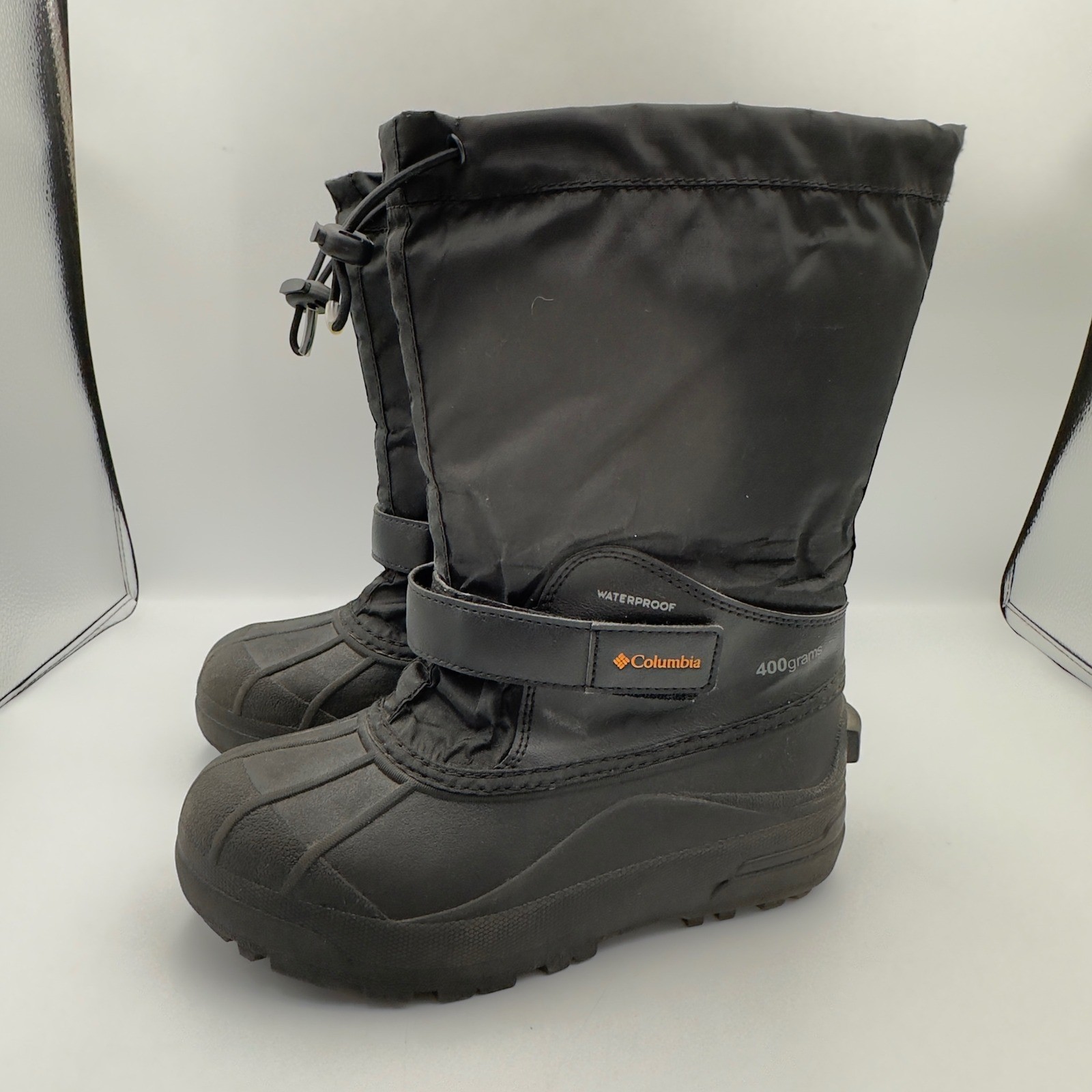 Columbia Boots Youth Unisex Black Size 4Y Boys Girls Winter Snow BY1324-012