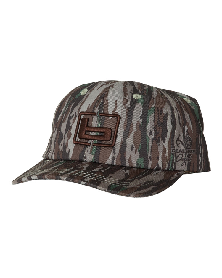 Banded Camo Cotton Cap – Adjustable, Breathable, One-Size Fit
