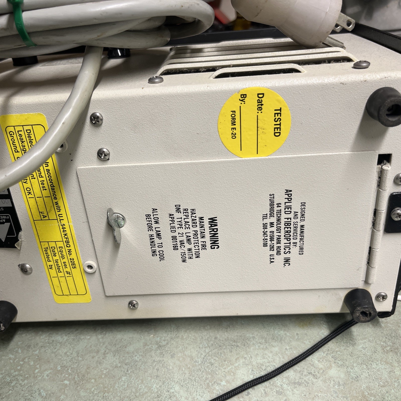ApplieD Microsystems Twin Beam Halogen Light Source Optical Fiber Illumination