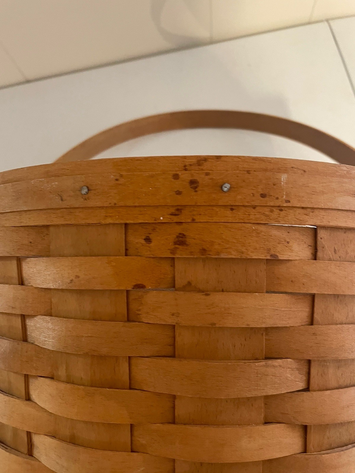Longaberger Large Measuring Basket 1997 Signed